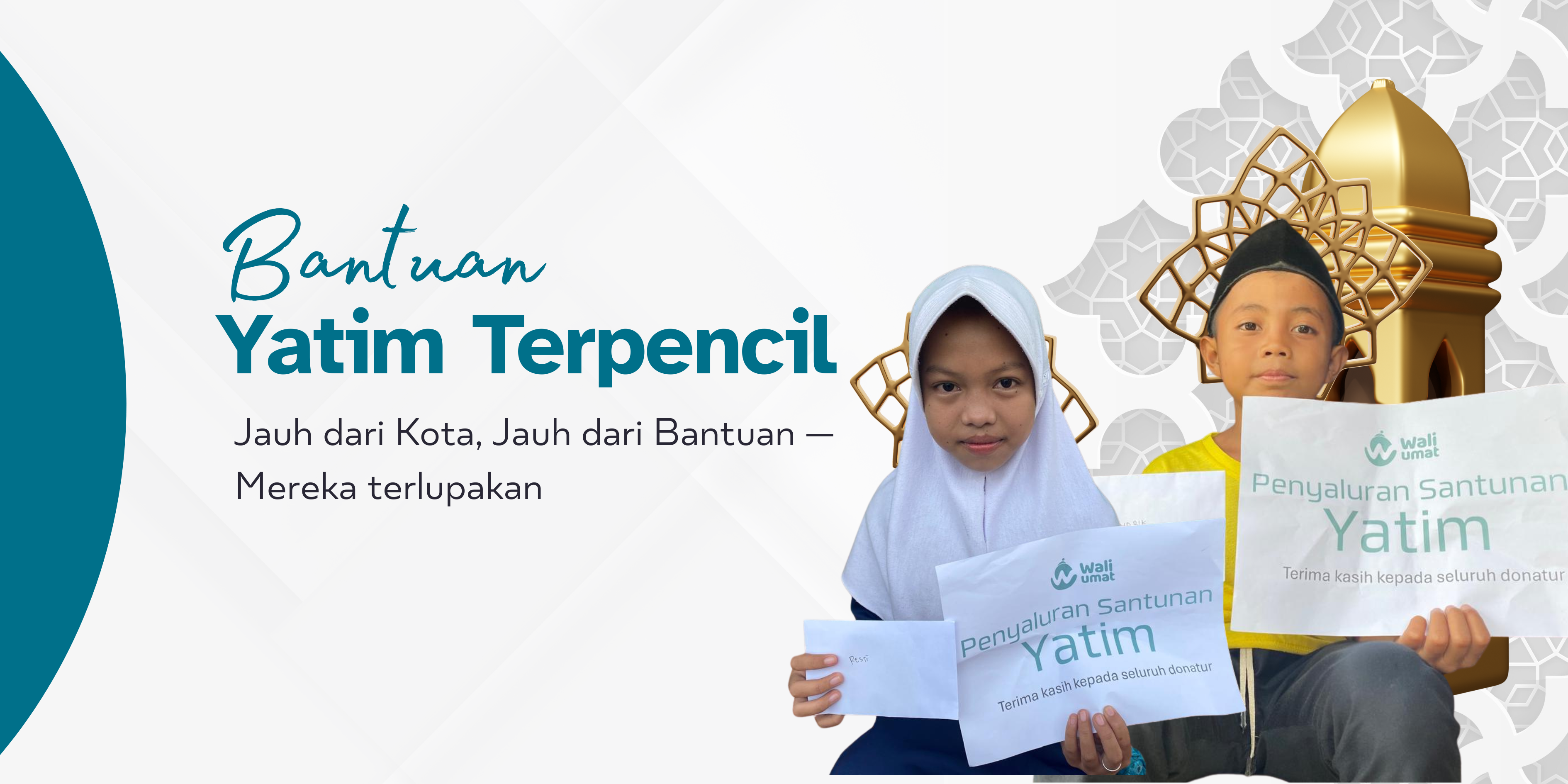Bantu Yatim di Desa terpencil